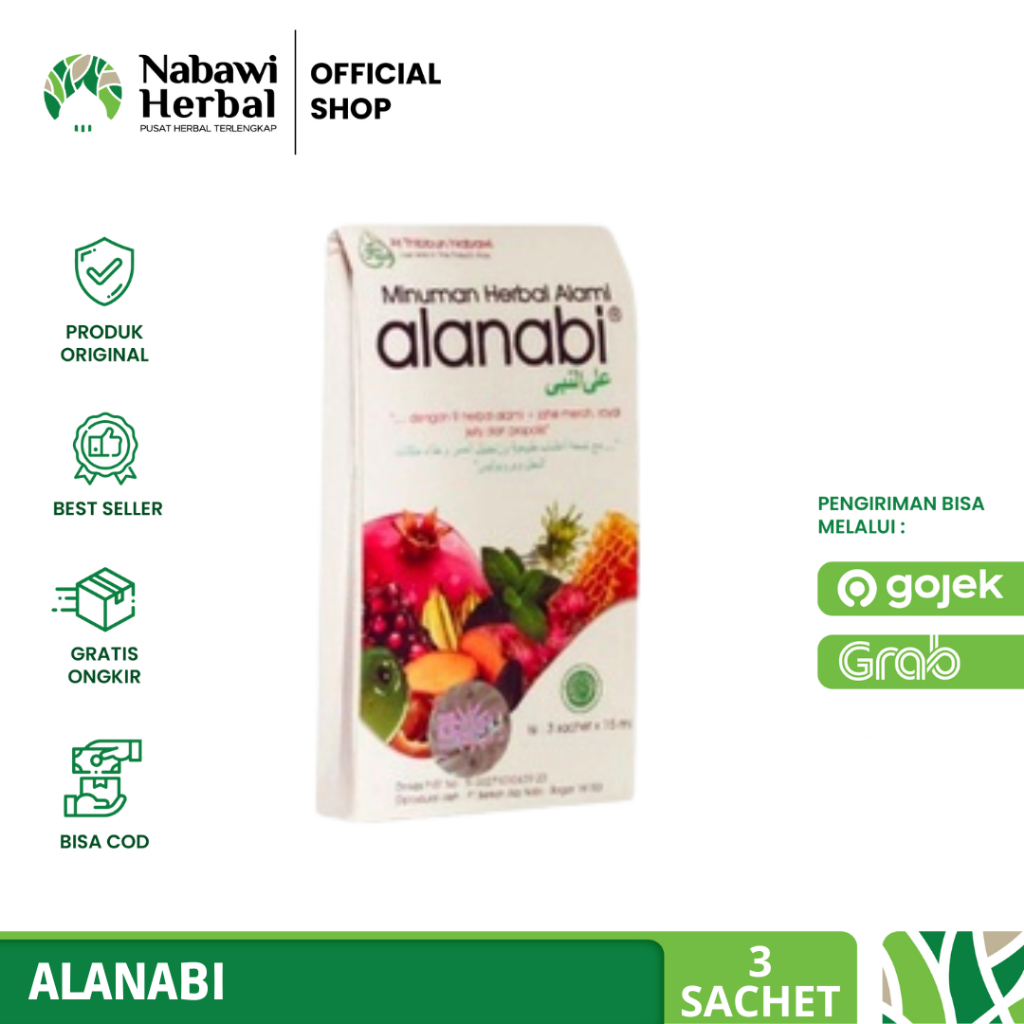 

Alanabi Minuman Herbal At Tibbun Kemasan Isi 3 Sachet