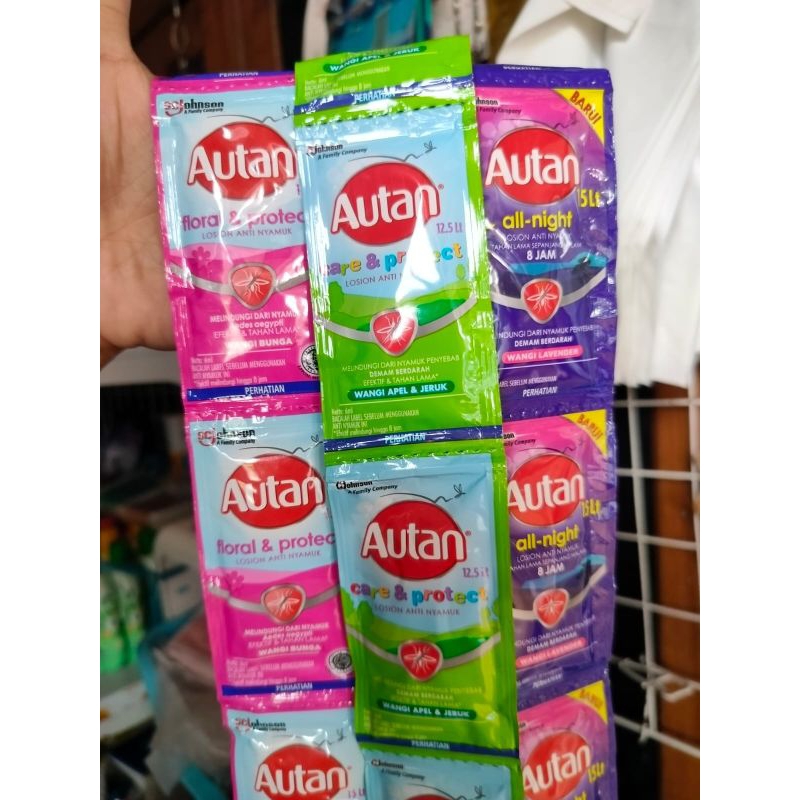 Autan sachet 6ml isi 12x6ml