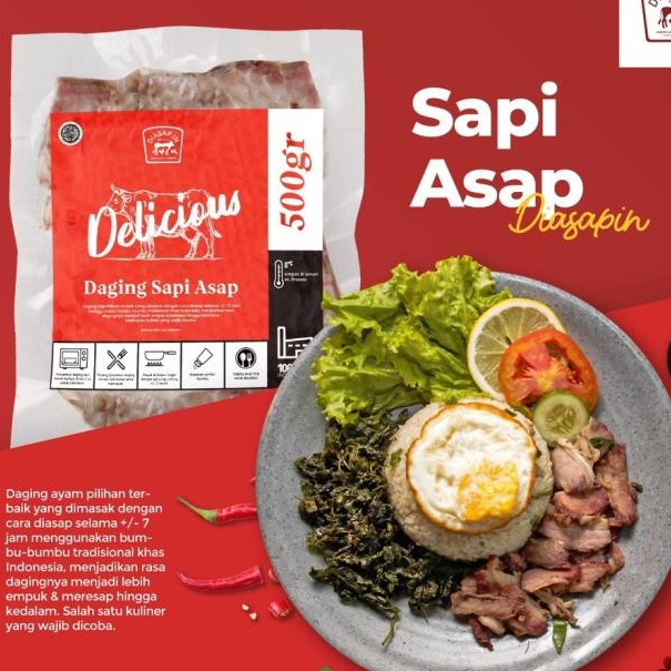 

SEI SAPI FROZEN DAGING ASAP SAPI DIASAPIN BANDUNG 500GR H65464UJ