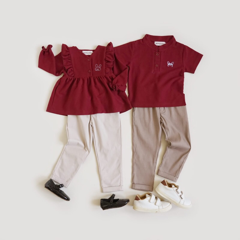 Ayash Koko Polo Kids Couple Baju Anak Laki Sarimbit Raya