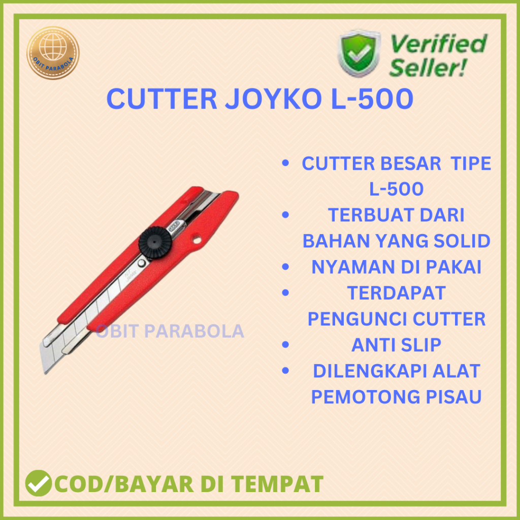

PISAU CUTTER L500 JOYKO
