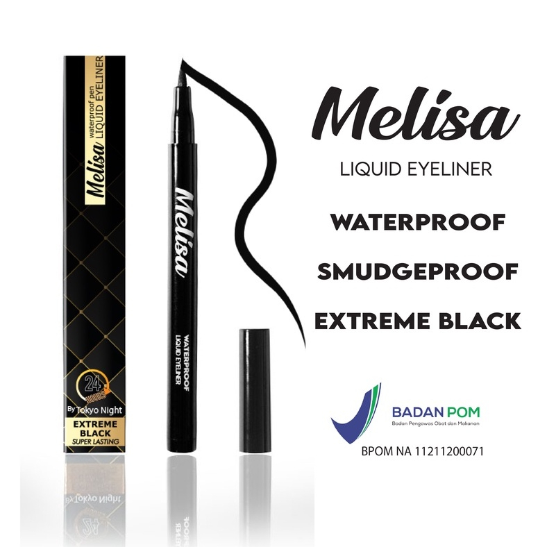 Melisa Eyeliner Liquid Black
