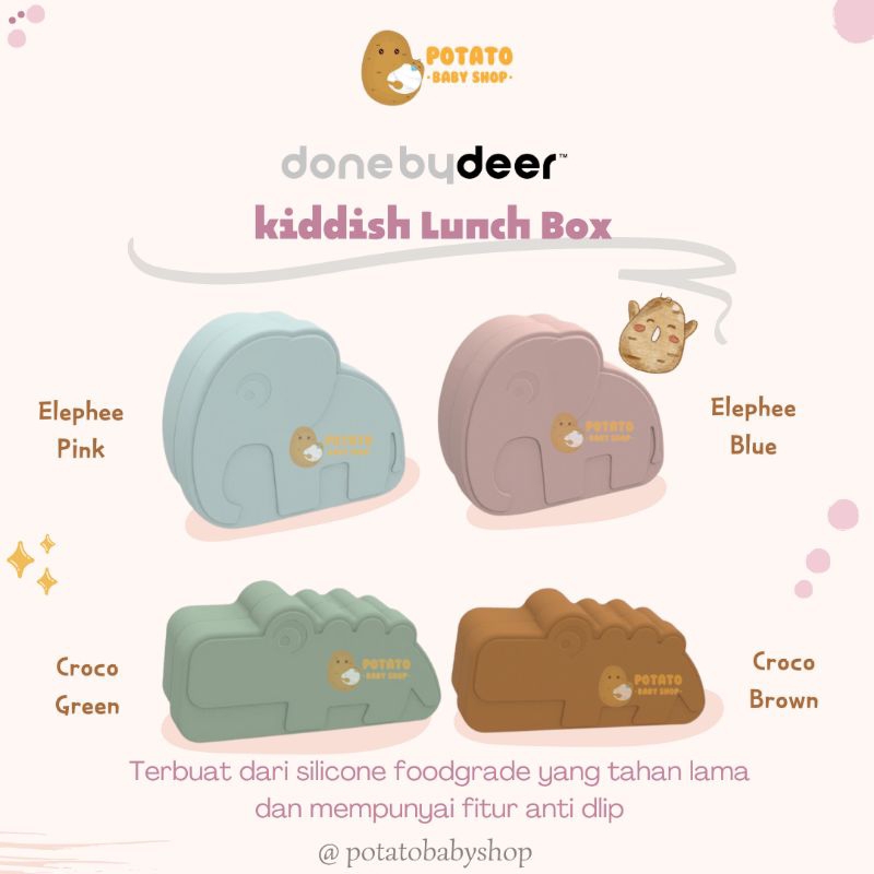 Done By Deer Kiddish Lunch Box - Kotak Bekal