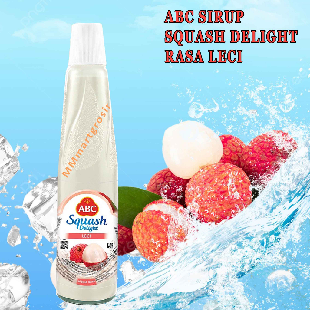 ABC Squash Delight/ Minuman Sirup/ Rasa Leci/ Sirup 425ml