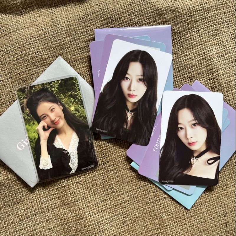 (Bundle) PC SNSD Sehyun perfume 15th anniversary +2 set Fortune Aespa Giselle