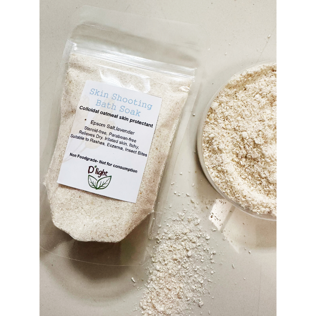 skin shooting bath soak salt / garam mandi / Eczema Therapy Soothing Bath Treatment  100gr