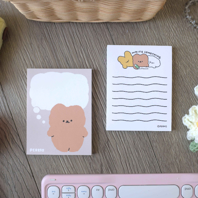 

Perms Bear Note Pad (Memo Pad Korea)