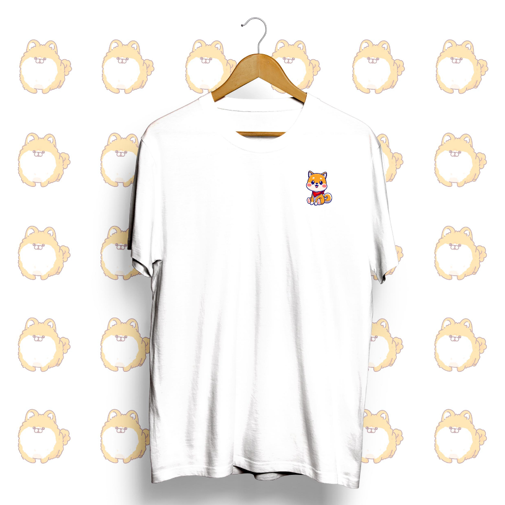 Kaos Shiba Inu (Duduk)