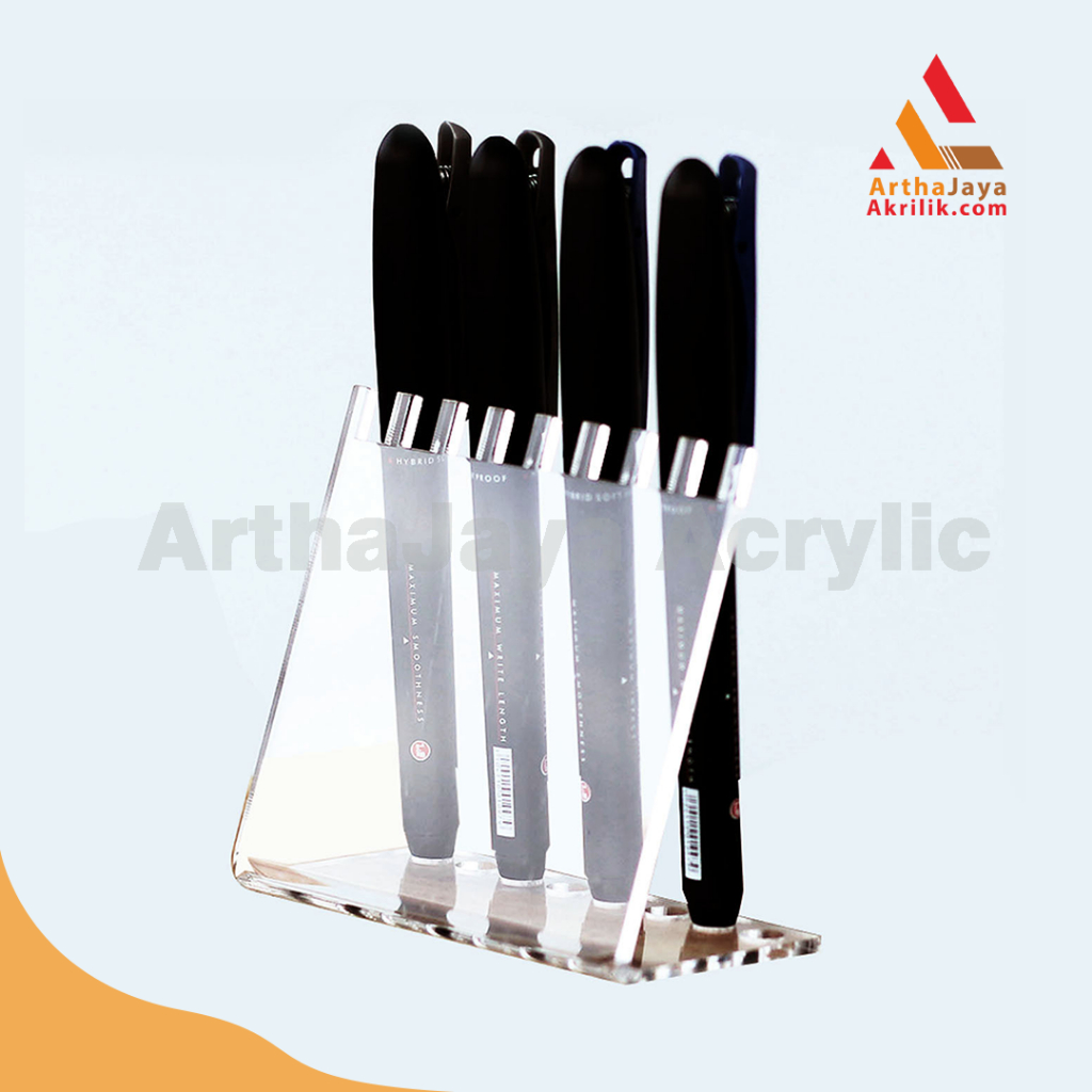 

Display bolpain/tempat penimpanan Pulpen acrylic