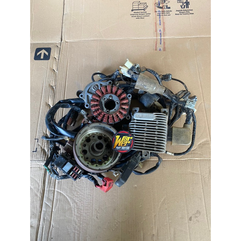 ACG SATU SET PENGAPIAN KELISTRIKAN ACG SATU SET HONDA VARIO 150 LED K59 ORIGINAL COPOTAN ACG SETATER