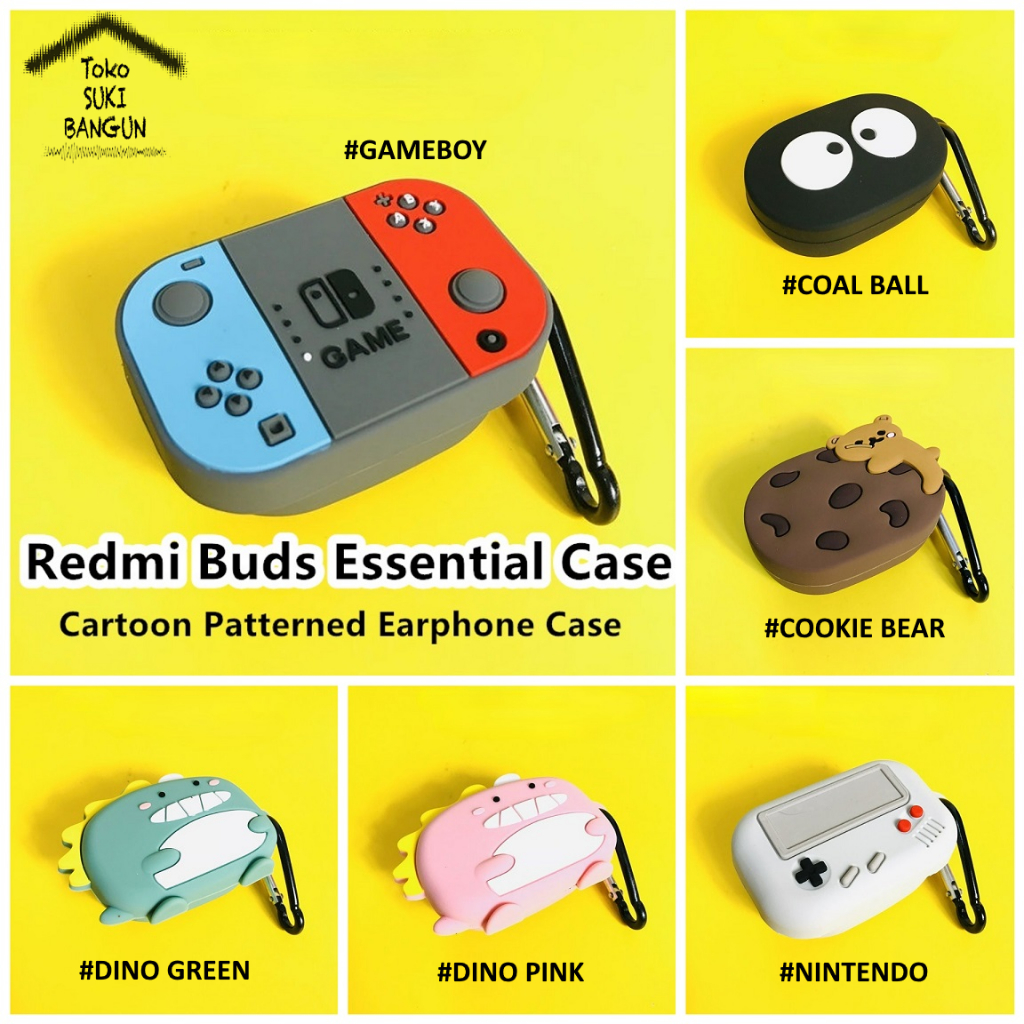 Case Xiaomi Redmi Buds Essential TWS Rubber CUTE CARTOON Cover Pouch Casing