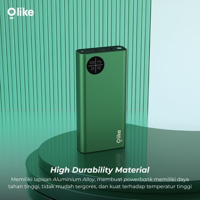 Olike P4 Powerbank 20000mAh Dual Input / Output USB-A &amp; USB-C