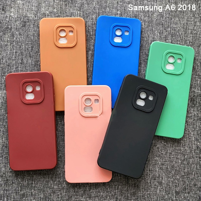 SILIKON CAIR ASLI RESMI CASE SAMSUNG GALAXY A8 A7 A6 J4 J6 J8 J7 PLUS 2018 COVER TAHAN GUNCANGAN SOFTCASE CASING