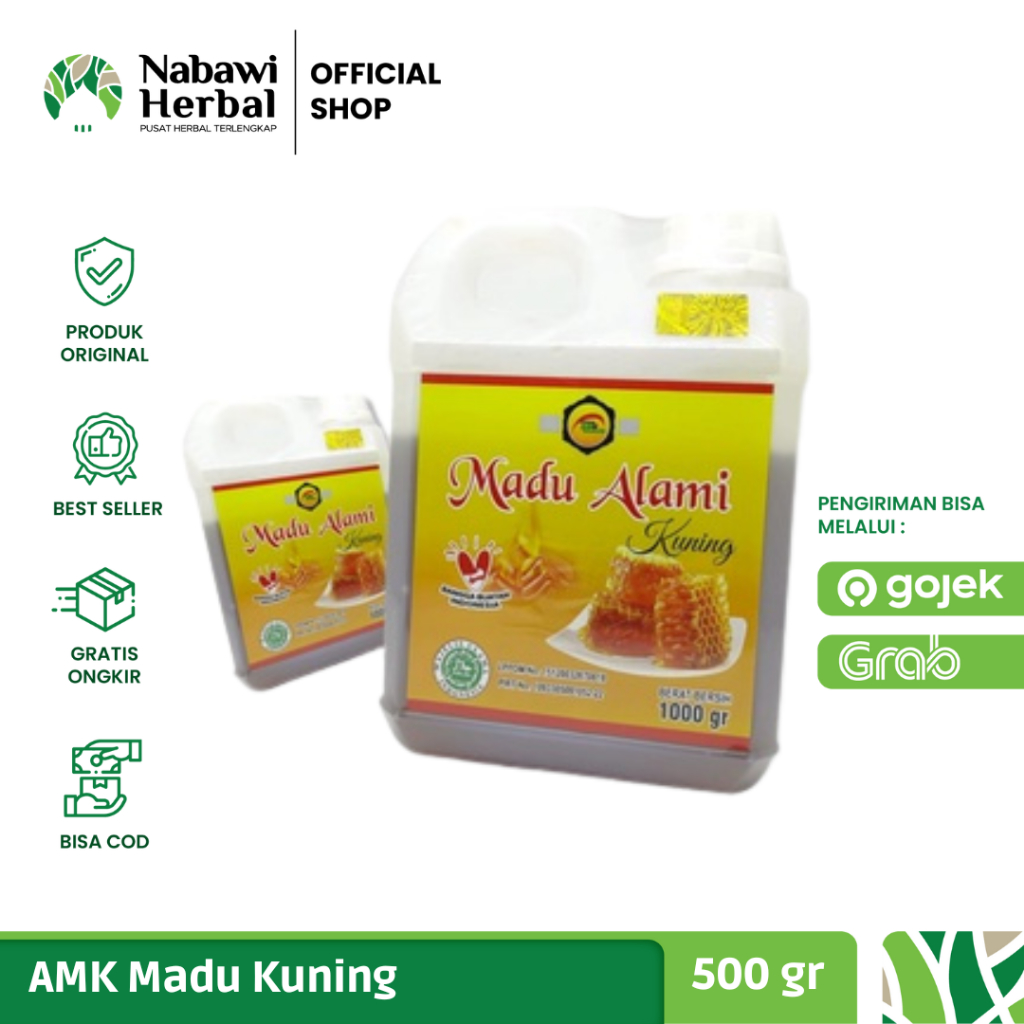 

Madu Kuning AMK Alami 500 gr