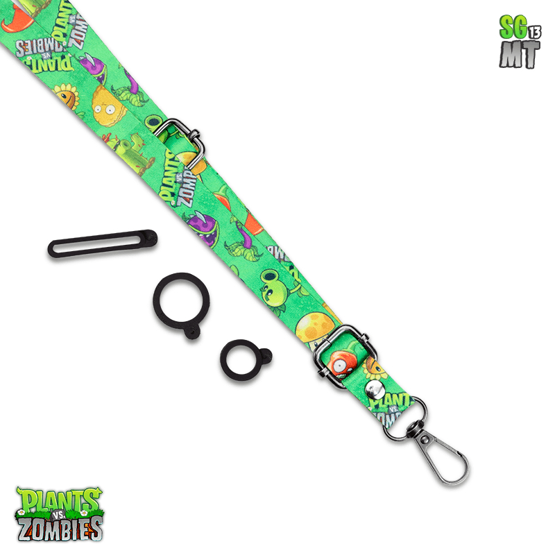 Lanyard ID Card Holder Name Tag HP Lanyard Full Printing FREE 3 Pcs Oring Plant Vs. Zombie Games Series