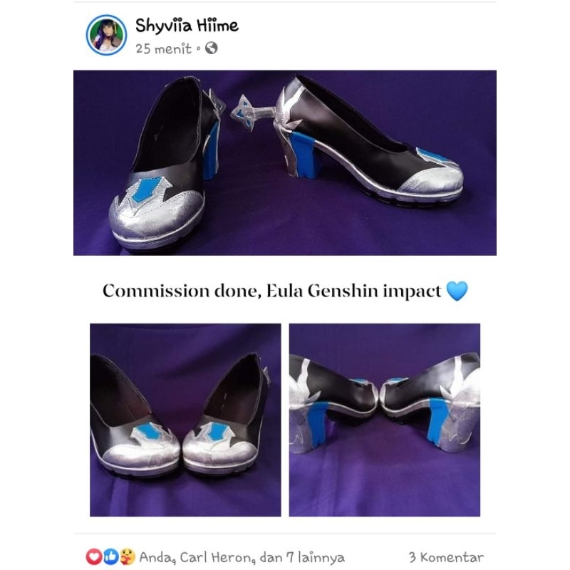 Eula Genshin impact shoes