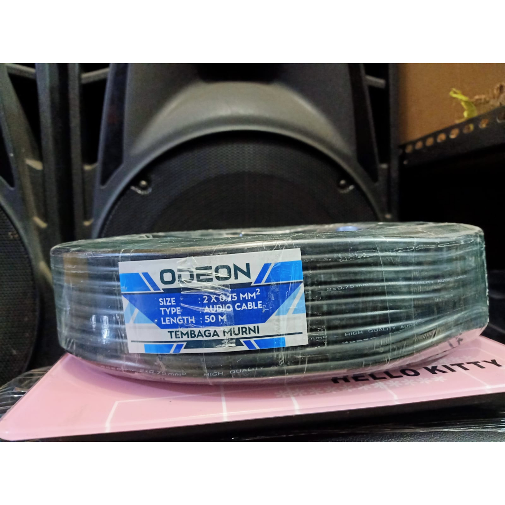 KABEL SPEAKER ISI 2 ODEON 2 x 0.75 Kabel speaker ODEON 2 x 0.75 meteran