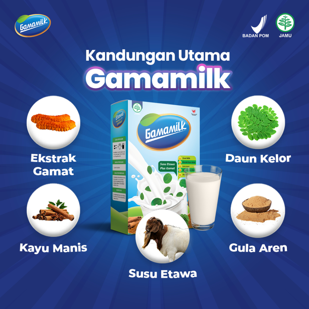 GAMAMILK SUSU ETAWA PREMIUM CEGAH OSTEOPHOROSIS DAN RADANG SENDI