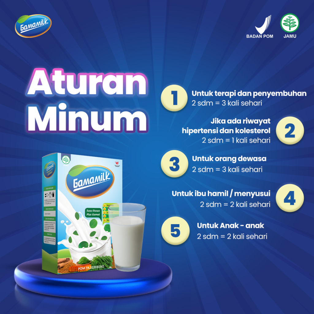 GAMAMILK SUSU ETAWA PREMIUM CEGAH OSTEOPHOROSIS DAN RADANG SENDI