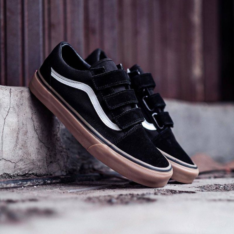 Vans Oldskool Velcro Classic Black Gum