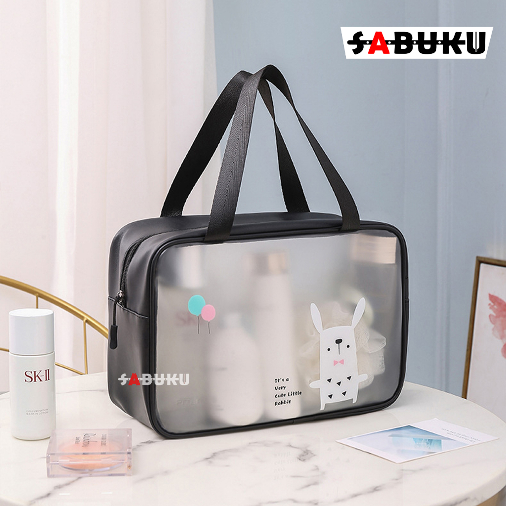 Tas Make Up Waterproof Washbag Kosmetik Travel Portable Karakter Lucu Tas Peralatan Kamar Mandi - 297