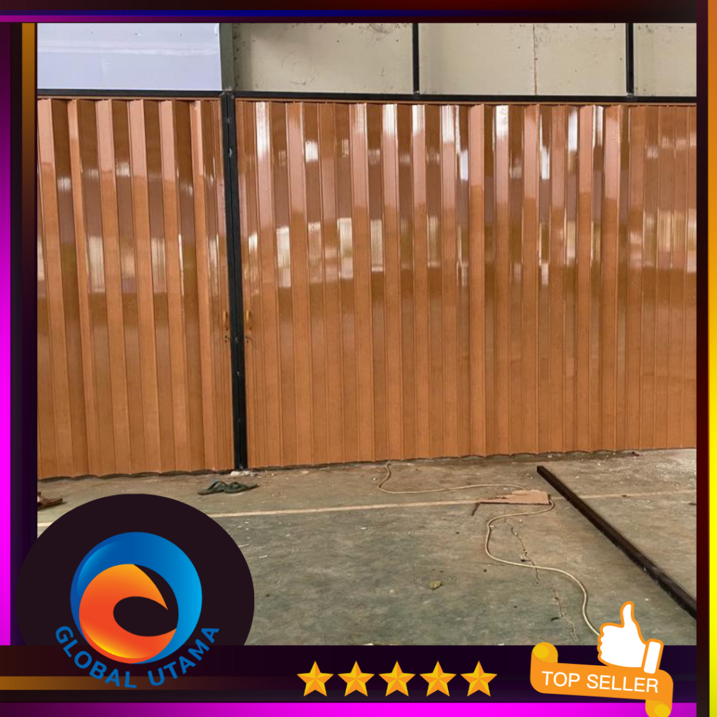 jual pvc folding door pintu lipat sekat ruangan minimalis