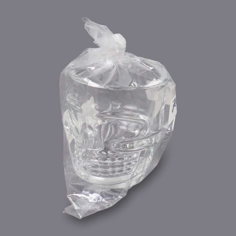 Gelas Whiskey Rock Glass Shot Skull Head Crystal Desain Artistik Minimaslis Gelas Minum Berkualitas