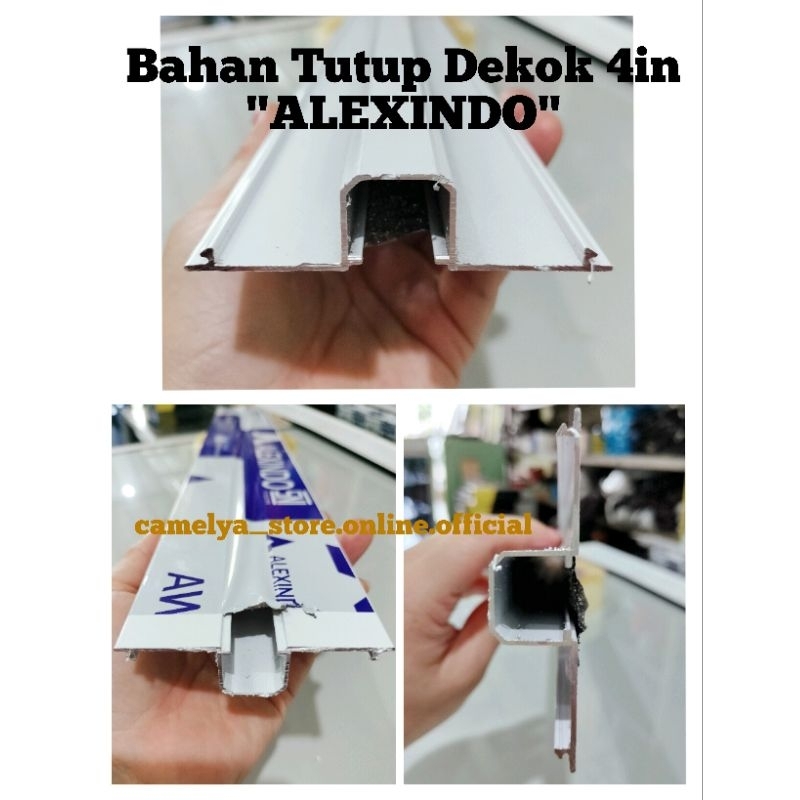 Bahan Tutup Dekok 4in Aluminium"ALEXINDO"