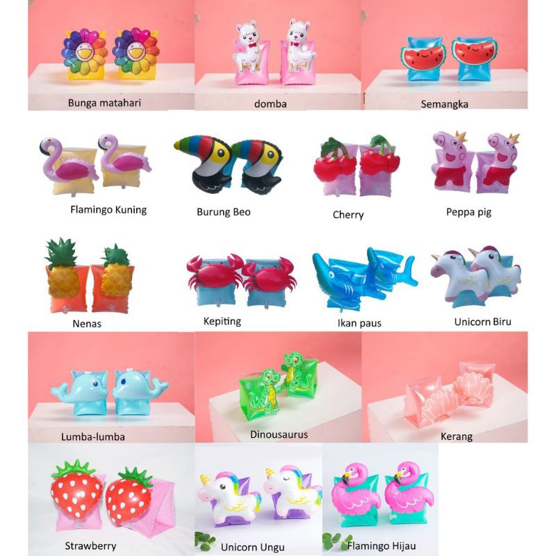 Pelampung Tangan Anak Lucu/ Arm Band Floaties