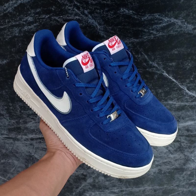 SEPATU NIKE AIR FORCE 1 07 CO NAVY WHITE ORIGINAL PREMIUM