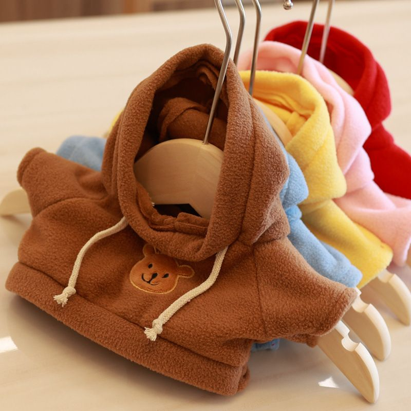 BAJU SWEATER HOODIE UNTUK BONEKA TEDDY BEAR BERUANG LUCU