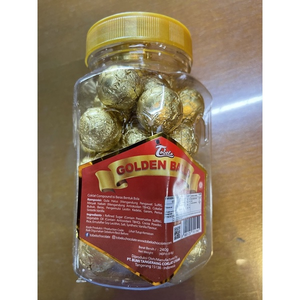 

Jajanan Lebaran Cokelat Tobelo Golden Ball