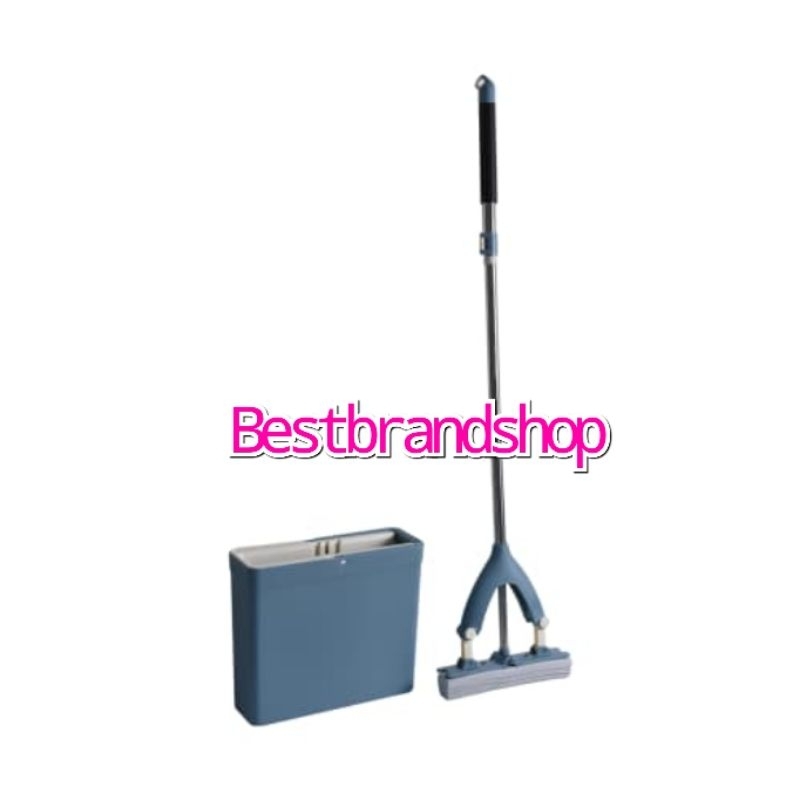 PROCLEAN SET ALAT PEL PVA PVA MOP BUCKET SET BLUE
