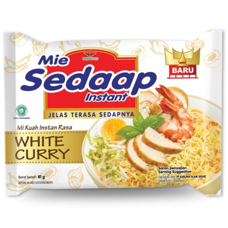 mie sedaap kuah mi sedap instan rasa white curry