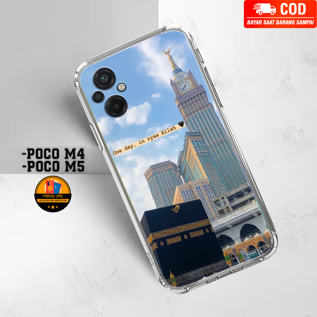 Case POCO M4 / POCO M5 - Casing POCO M4 / POCO M5 Terbaru 2023 MIRACLE CASE [ ISLAMIC ] Silikon POCO