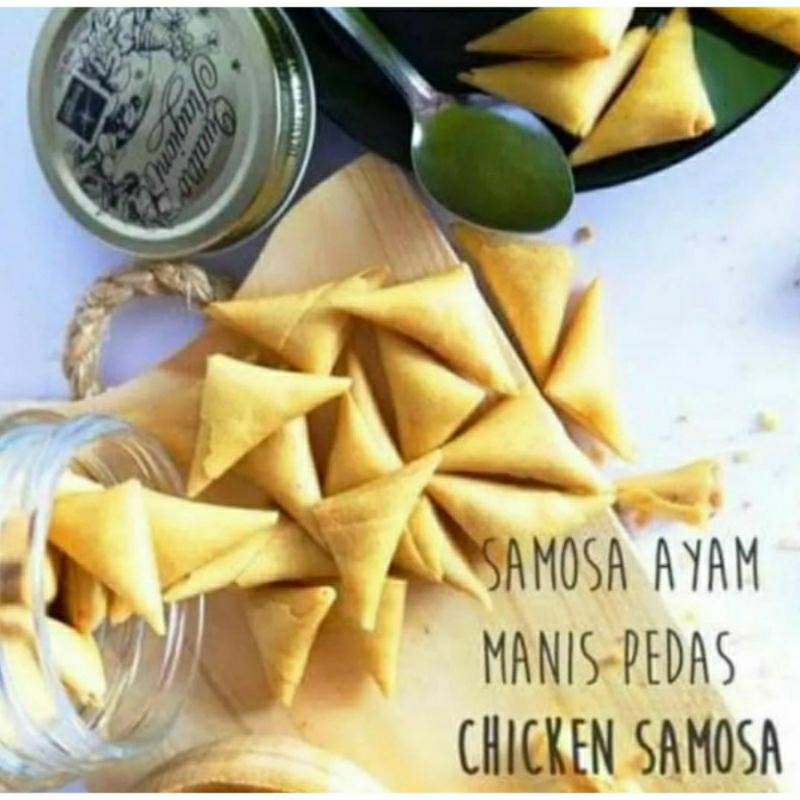 

Samosa Ayam Pedas Manis /Samosa Mini Abon isi Ayam 250gram