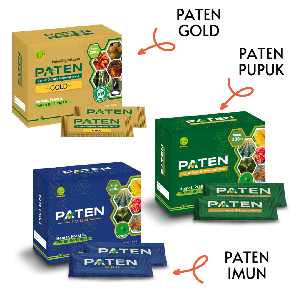 Pupuk Paten Lengkap, Paten, Imun dan Gold