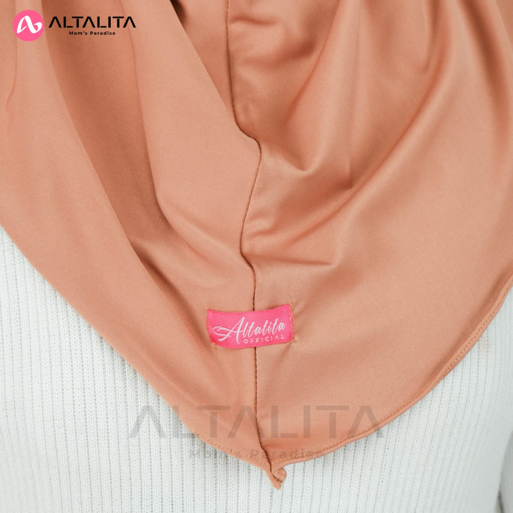 Altalita - Jilbab Sport Instan Helma Lubang Telinga Masker Headset Earphone Kacamata Bahan Jersey Premium Cocok untuk Olahraga Volly Futsal Senam dan Sehari-hari