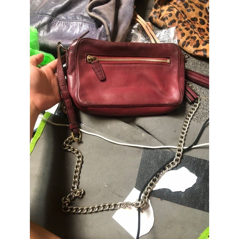Coach camera bag rantai