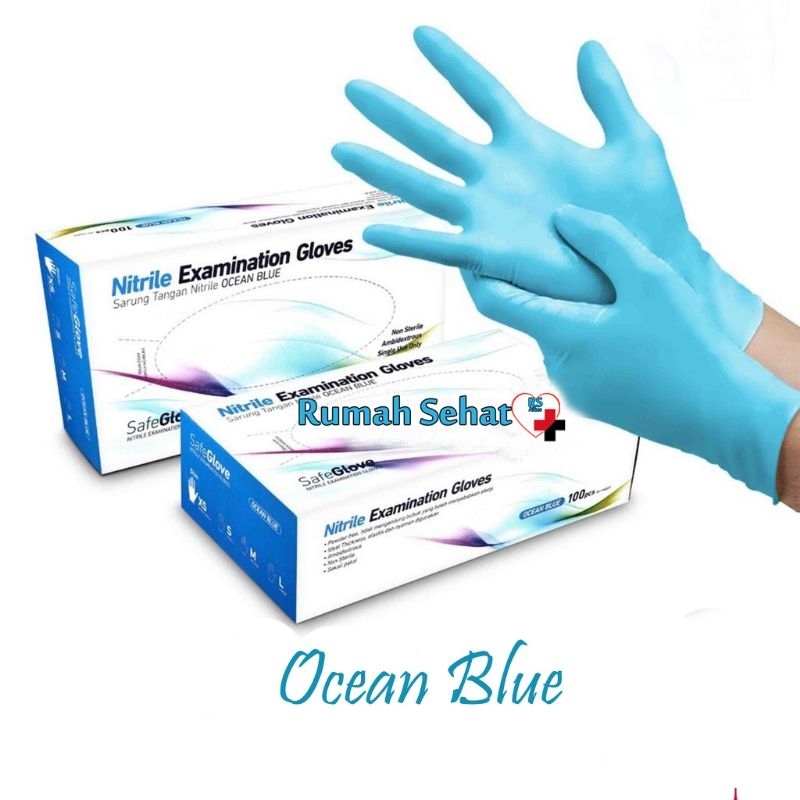 Sarung Tangan Medis NITRILE BIRU Sarung Tangan Nitrile BIRU