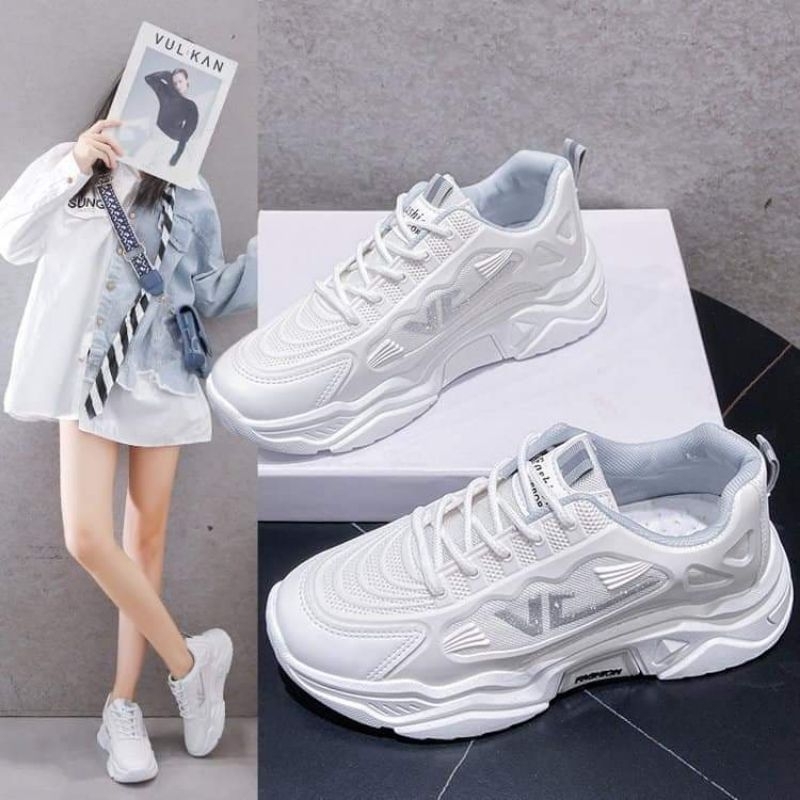 SEPATU SNEAKERS PUTIH WANITA IMPORT