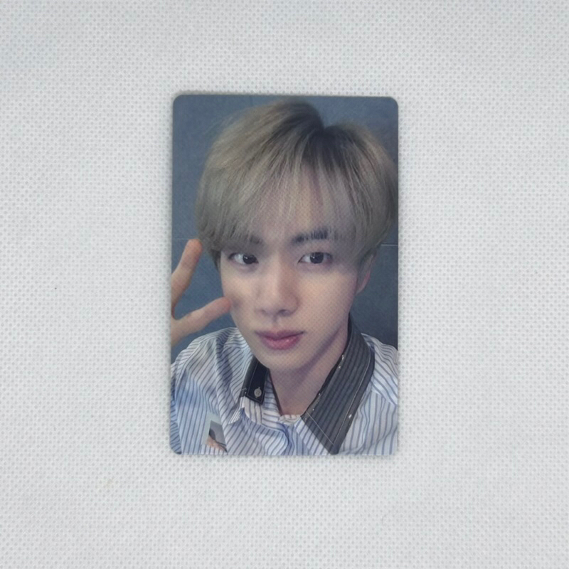 Official BTS pc / photocard Jin Lights "Boy With Luv" Album Japan FC benefit