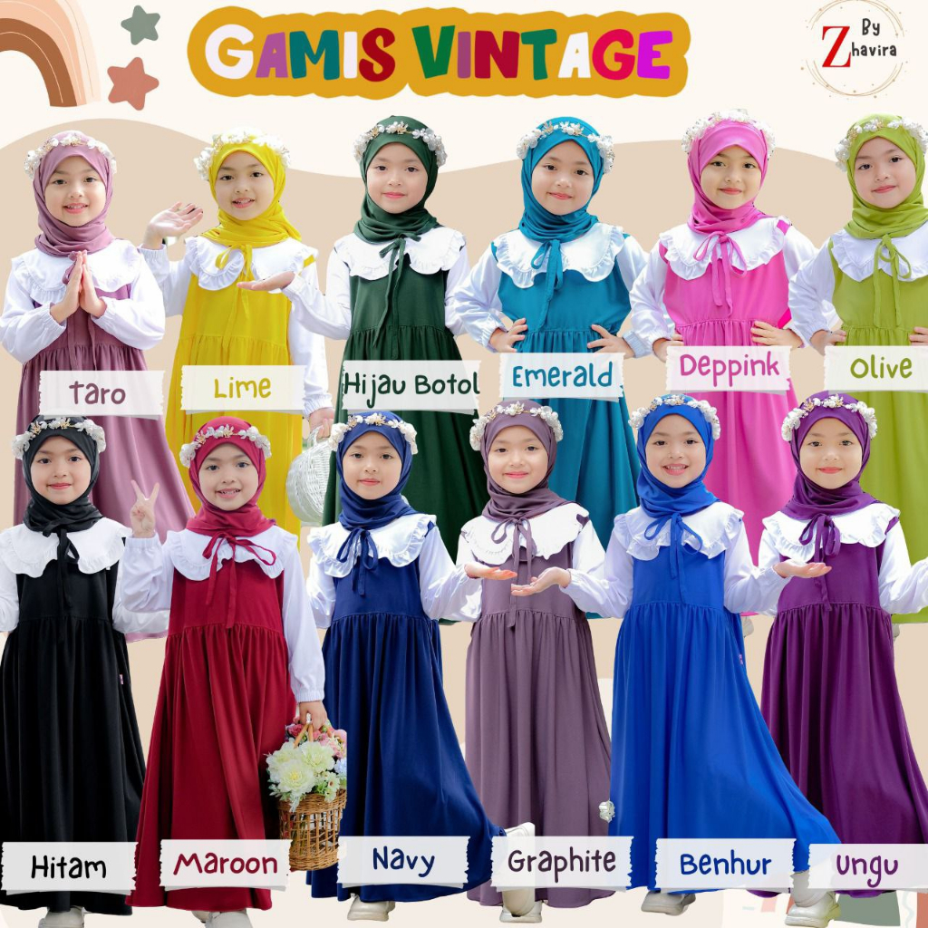 Afsheenastore Gamis Vintage Katalog 2