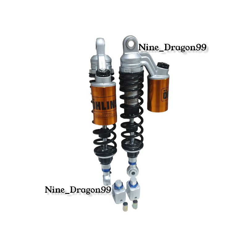 Shock Shockbreaker Tabung Atas Ohlins Model KTC Extreme 340mm Nmax PCX Supra Kharisma Double Sepasang