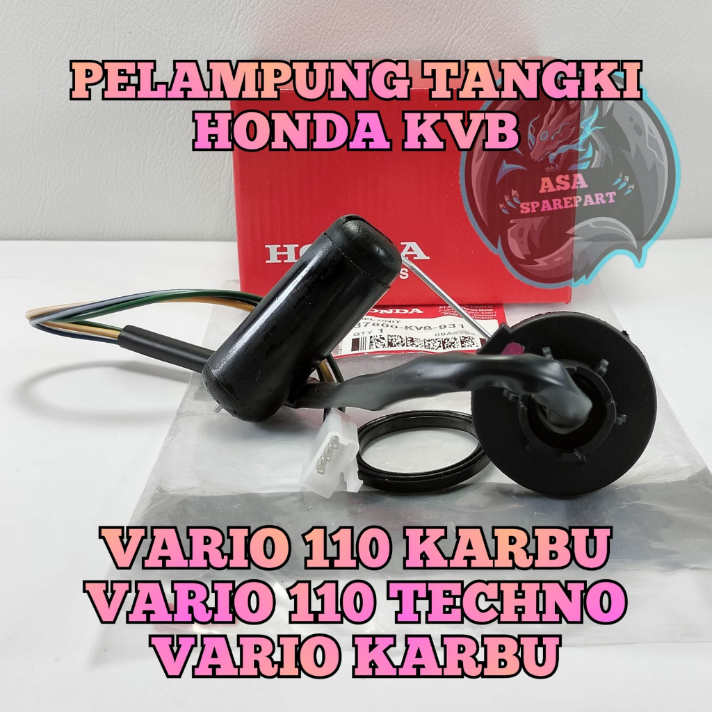 Pelampung Tangki Bensin KVB Motor Honda Vario 110 Karbu CW Plampung Tengki Apung Minyak