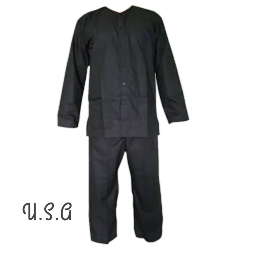 setelan baju pangsi sunda pria dewasa / baju pangsi laki laki dewasa / baju adat sunda putih terbaru 20022