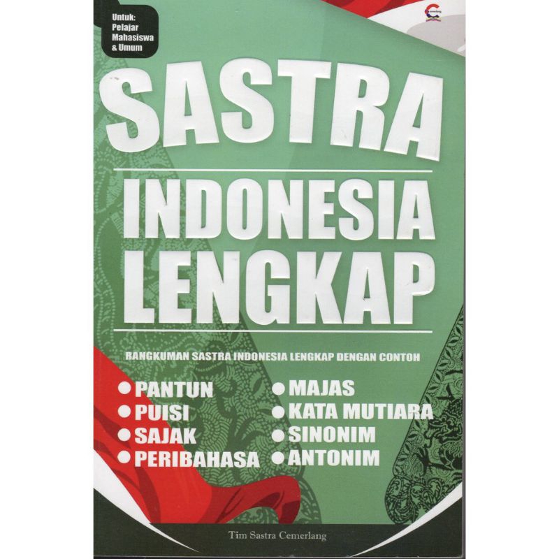 Buku Sastra Indonesia Lengkap-Cemerlang