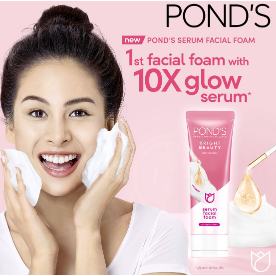 Ponds Bright Beauty Facial Foam 100G Twin Pack isi 2