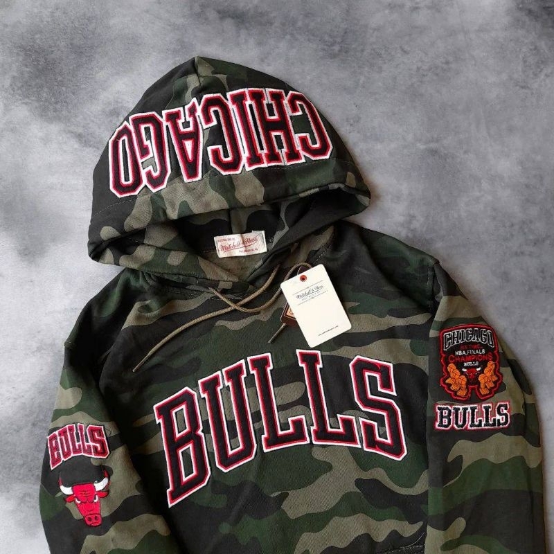 HOODIE JAKET SWEATER CHICAGO BULLS CAMO FULLTAG &amp; LABEL