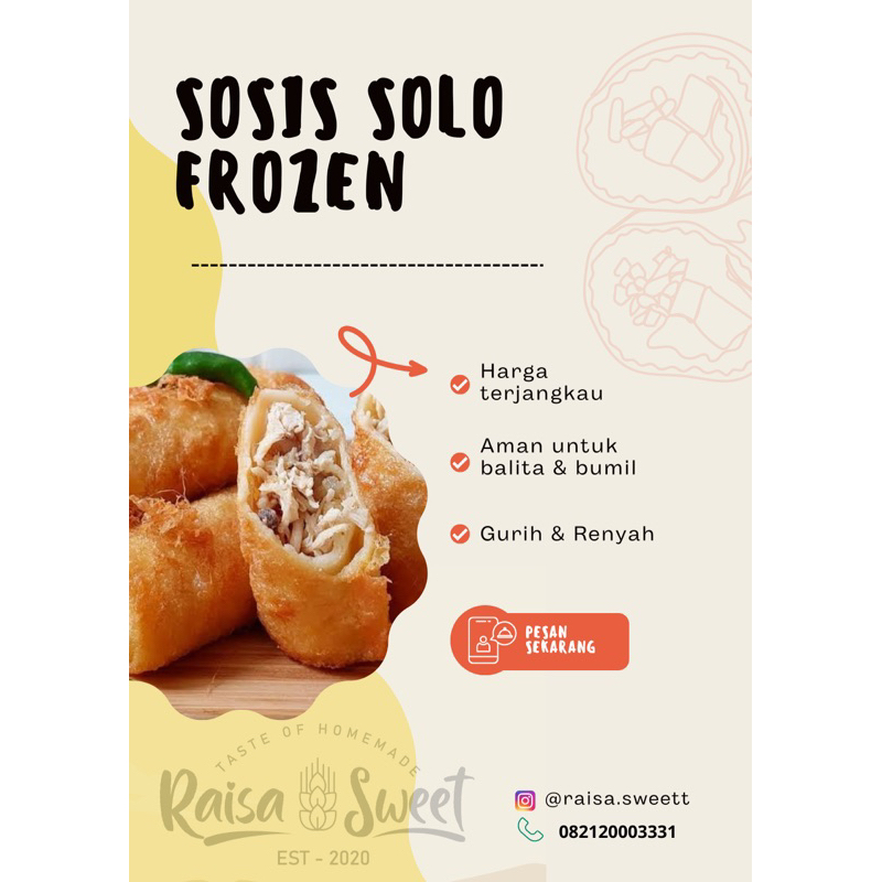 

Sosis Solo Frozen